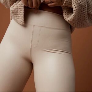 OFFLINE By Aerie Real Luxe Faux Leather Legging. Size XS